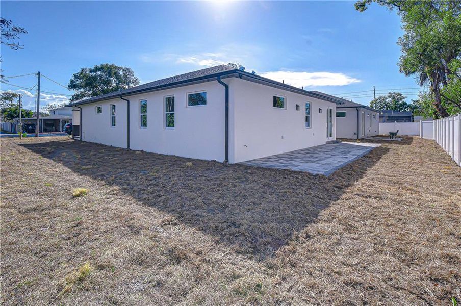 Exterior details and patio area of a home in , Tampa (Image 24). Exterior details and patio area of a home in , Tampa (Image 24).