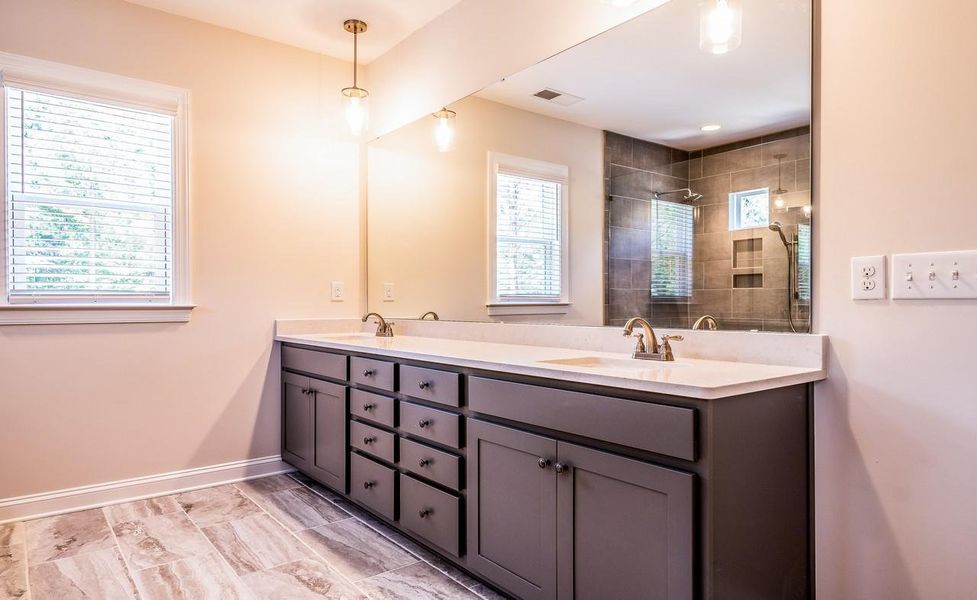 Representative furnished interior of a home built from the Pinehurst by Greybrook Homes in Edmunds Farm, Clover (Image 8).