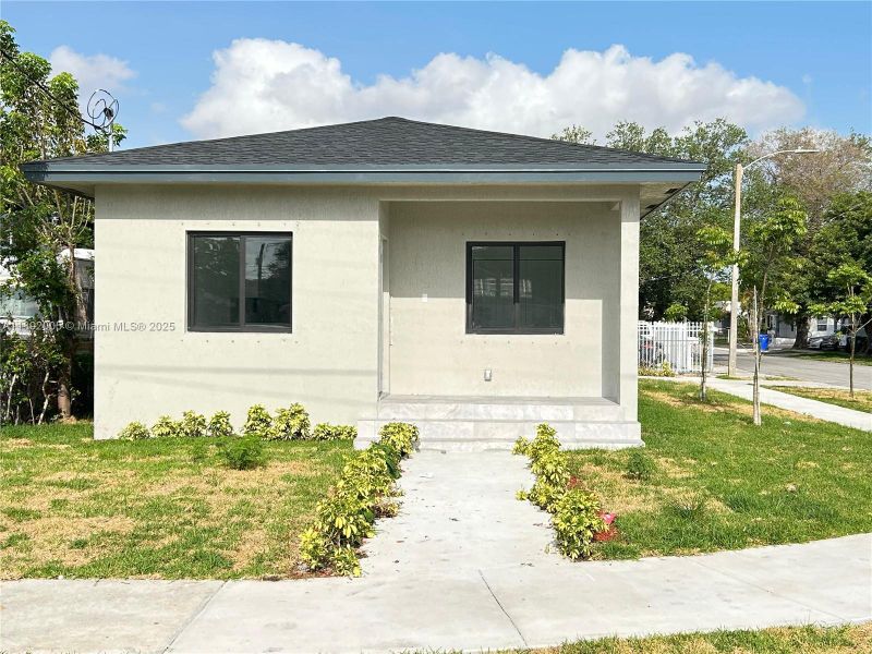 Exterior details and patio area of a home in , Miami (Image 3). Exterior details and patio area of a home in , Miami (Image 3).