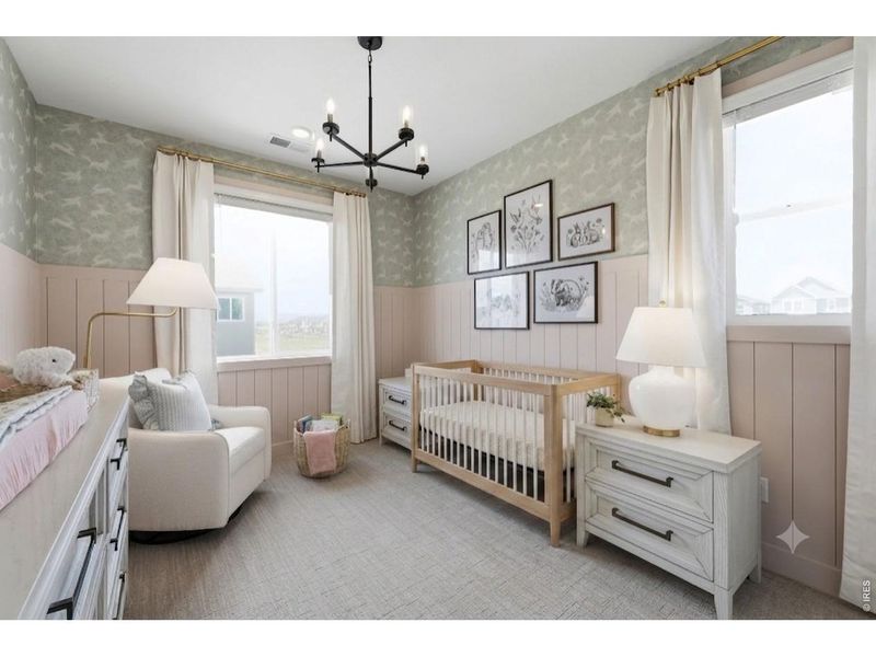 Furnished interior view inside a new home in , Fort Collins (Image 19).