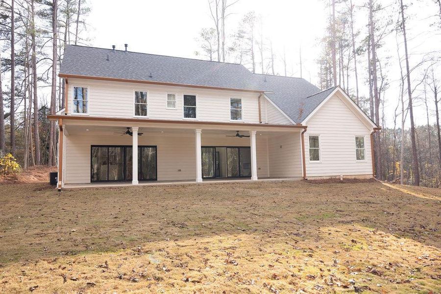 Exterior details and patio area of a home in , Atlanta (Image 3).