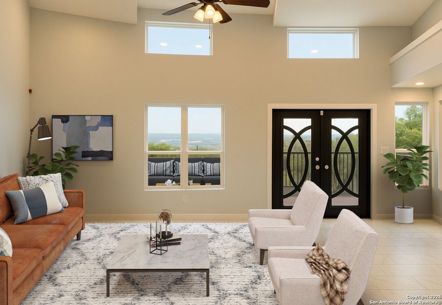 Furnished interior view inside a new home in , Canyon Lake (Image 3).