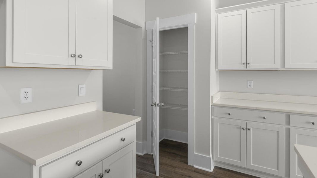 Representative furnished interior of a home built from the TILLMAN by D.R. Horton in The Preserve at Tidewater, Sneads Ferry (Image 12).
