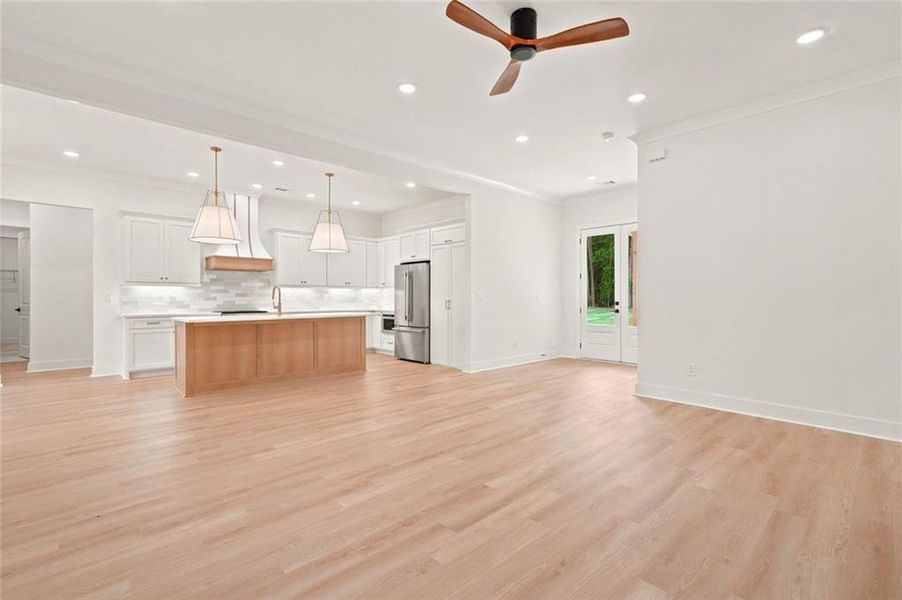 Spacious, unfurnished interior of a new home in , White (Image 21).