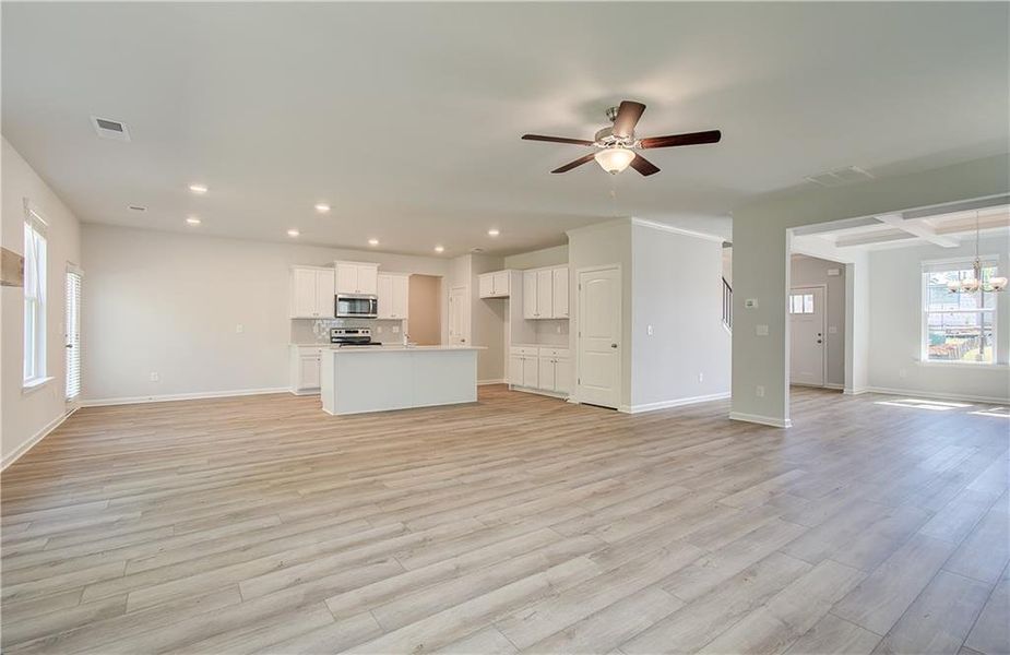 Spacious, unfurnished interior of a new home in Westminster, Covington (Image 16). Spacious, unfurnished interior of a new home in Westminster, Covington (Image 16).