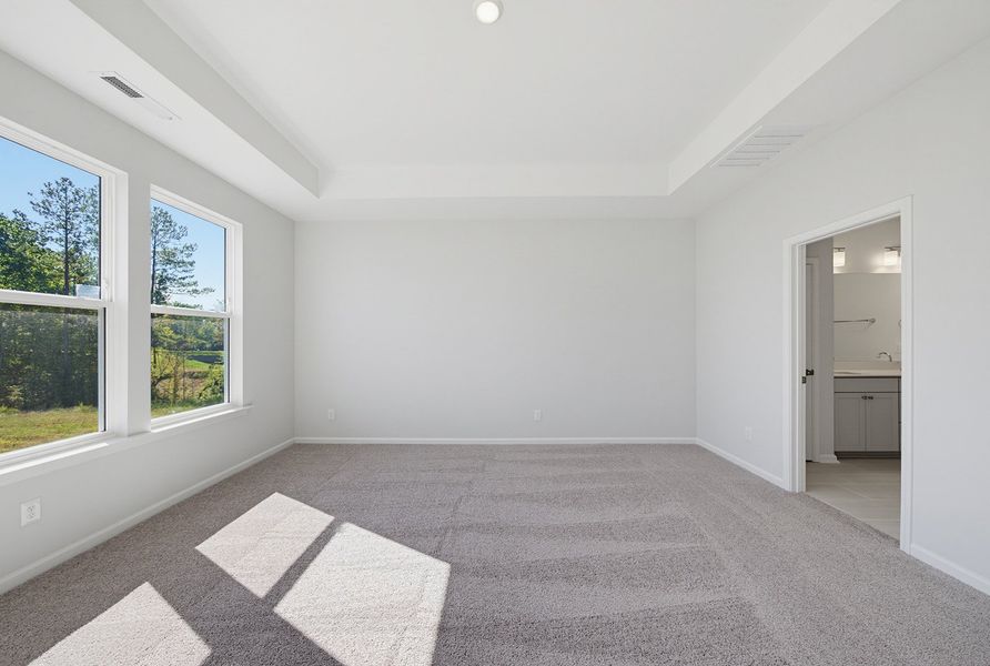 Spacious, unfurnished interior of a new home in Sweetbrier, Durham (Image 23).