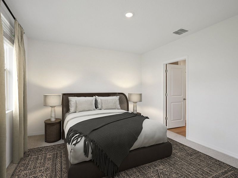 Furnished interior view inside a new home in The Grove at Stuart Crossing - Premier Series, Bartow (Image 8).