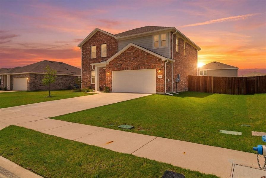 Front exterior of a new home in , Josephine, TX, highlighting curb appeal (Image 1). Front exterior of a new home in , Josephine, TX, highlighting curb appeal (Image 1).