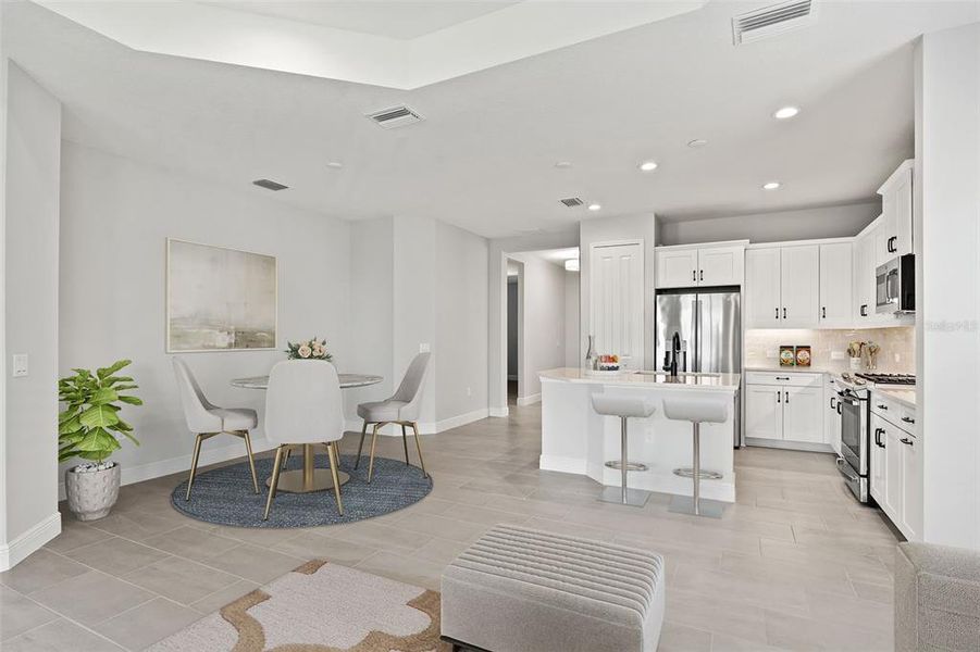 Furnished interior view inside a new home in Wysteria, Venice (Image 9).