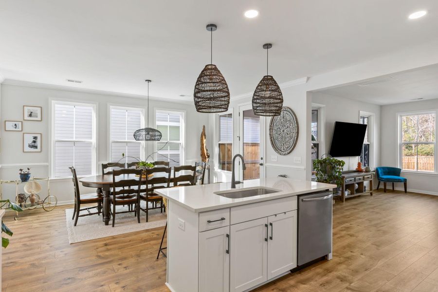 Furnished interior view inside a new home in Windsor Crossing, North Charleston (Image 8).