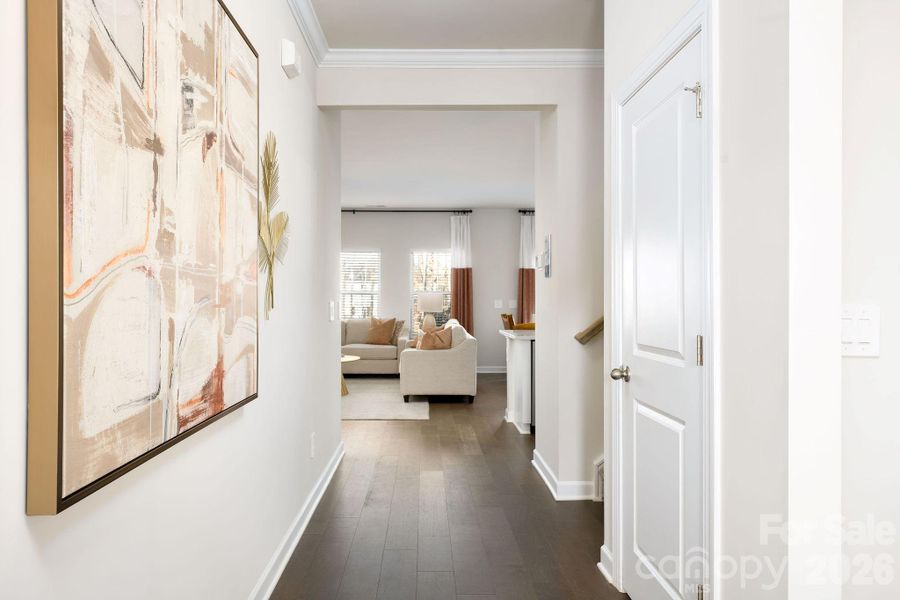 Furnished interior view inside a new home in , Mocksville (Image 25).