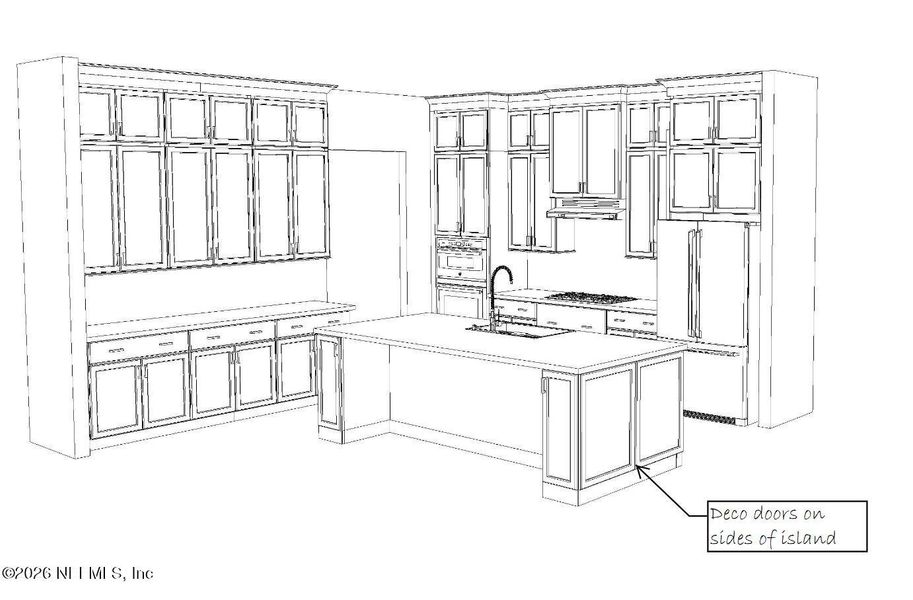 Exterior rendering of this home design in , St. Augustine, FL (Image 3).