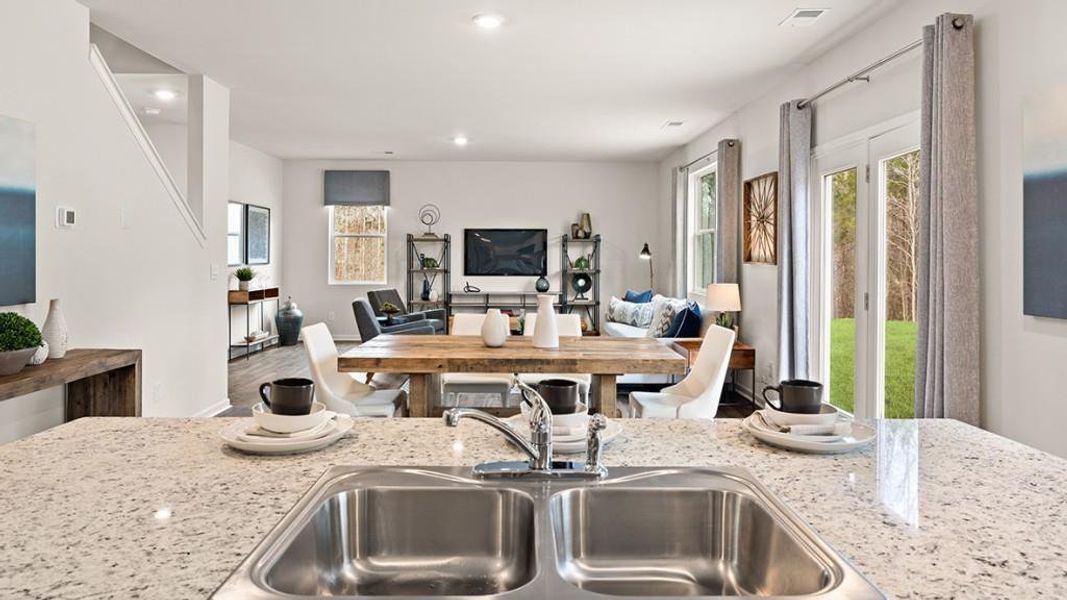 Furnished interior view inside a new home in Sheffield Highlands, Dallas (Image 37).