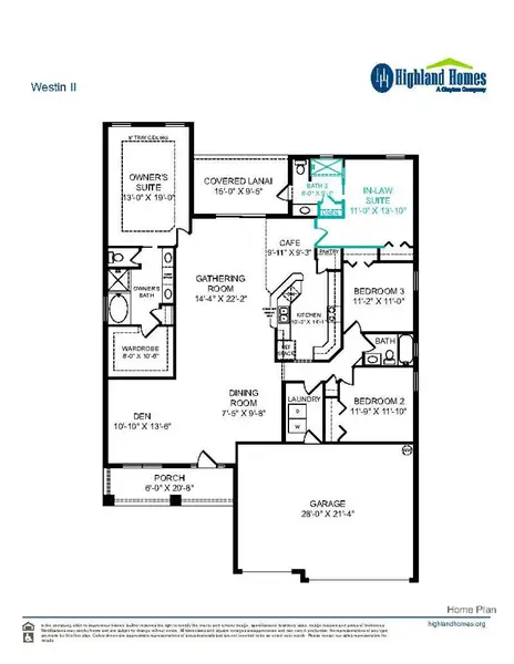 Westin II - Home Layout Westin II - Home Layout