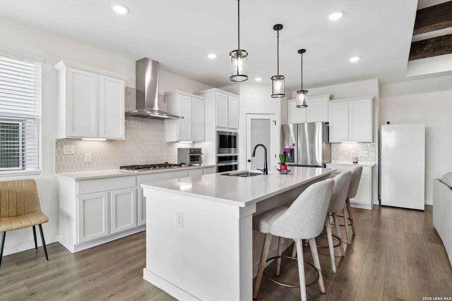 Furnished interior view inside a new home in Hickory Ridge, Elmendorf (Image 12).