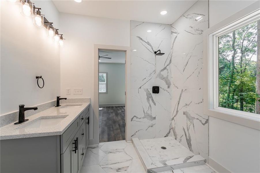 Furnished interior view inside a new home in , Decatur (Image 4).