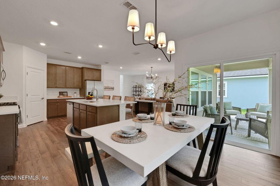 Furnished interior view inside a new home in Diamond Springs, Jacksonville (Image 6).