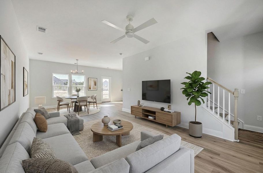 Furnished interior view inside a new home in , Holly Hill (Image 4).