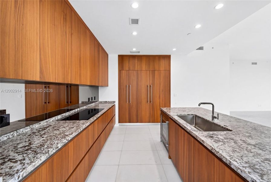 Furnished interior view inside a new home in , Miami (Image 16).