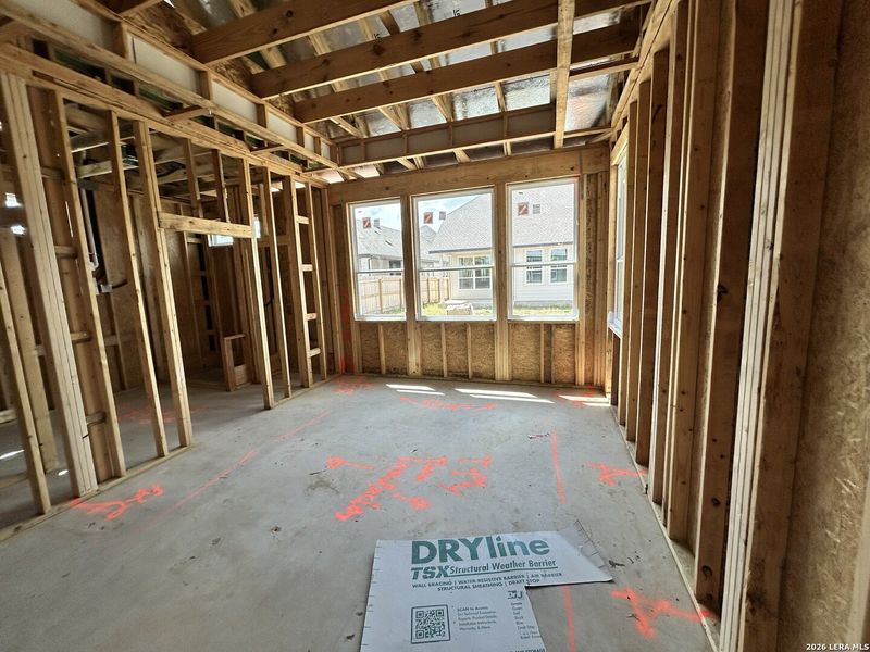 In-progress construction of a new home in Legacy at Lake Dunlap, New Braunfels, TX (Image 3). In-progress construction of a new home in Legacy at Lake Dunlap, New Braunfels, TX (Image 3).