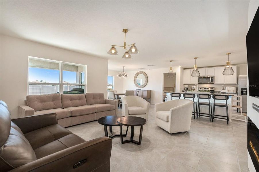 Furnished interior view inside a new home in Bella Lago, Parrish (Image 8).