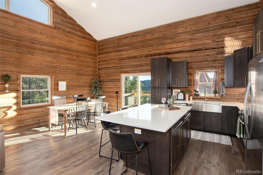 Furnished interior view inside a new home in , Idaho Springs (Image 8).