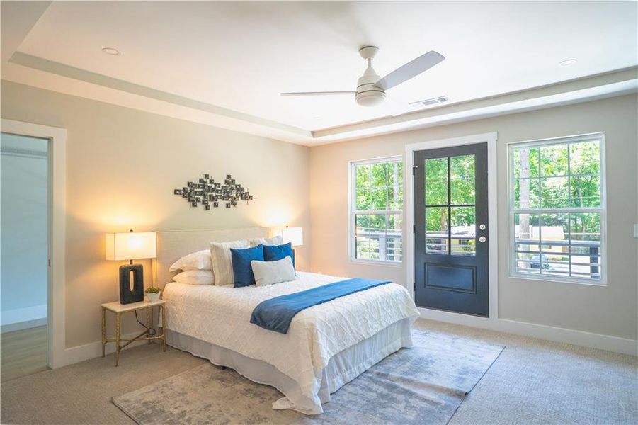 Furnished interior view inside a new home in , Snellville (Image 15).
