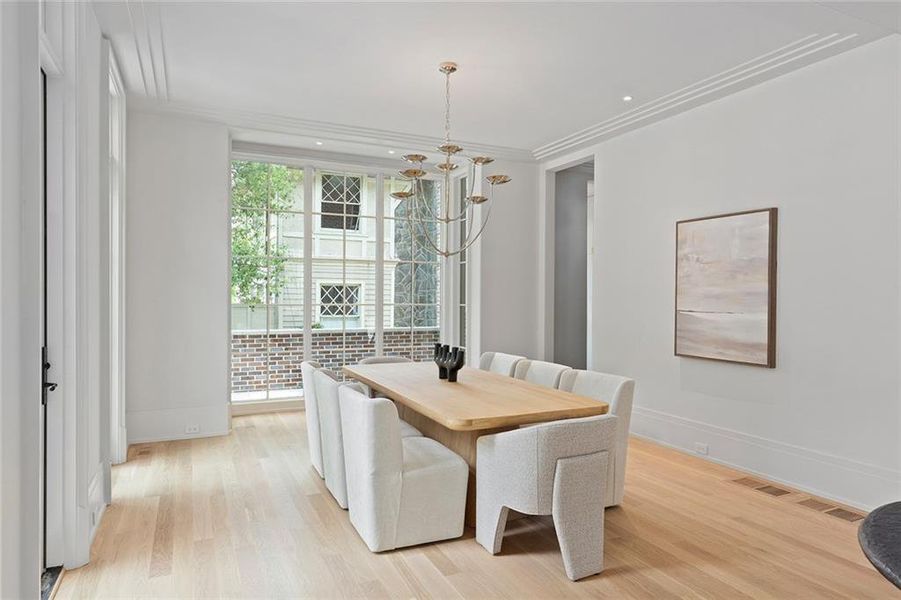 Furnished interior view inside a new home in , Atlanta (Image 11). Furnished interior view inside a new home in , Atlanta (Image 11).