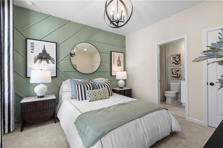 Furnished interior view inside a new home in Trinity Park, McDonough (Image 33).