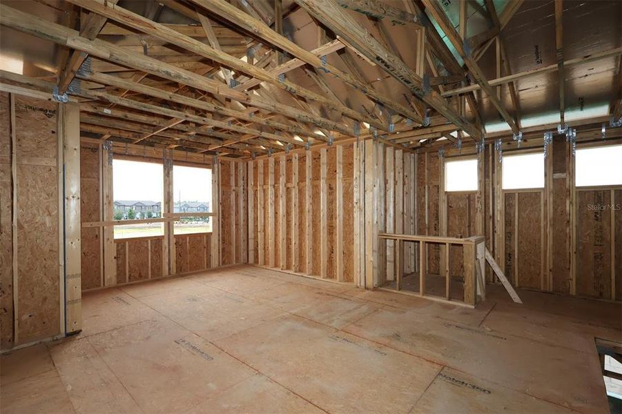 In-progress construction of a new home in Lake Star at Ovation, Winter Garden, FL (Image 7).