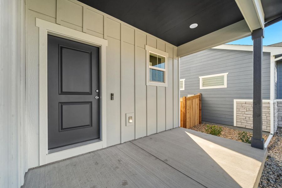 Exterior details and patio area of a home in Granary, Johnstown (Image 4).