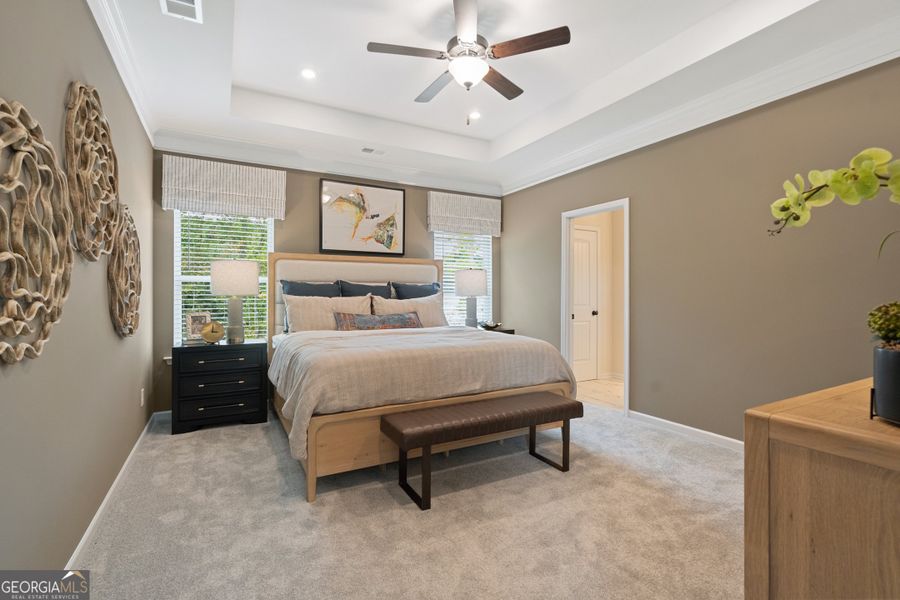 Furnished interior view inside a new home in Bryson Farms, Byron (Image 11). Furnished interior view inside a new home in Bryson Farms, Byron (Image 11).