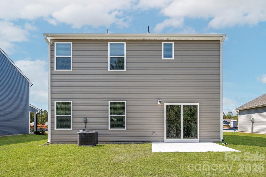 Exterior details and patio area of a home in Willow Estates, Shelby (Image 3).