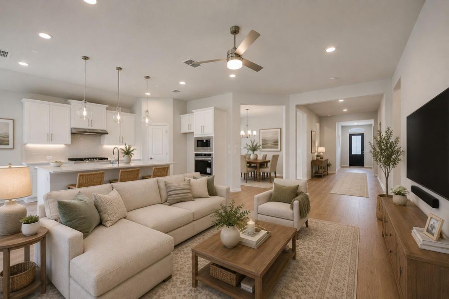 *Virtually Staged Family Room*