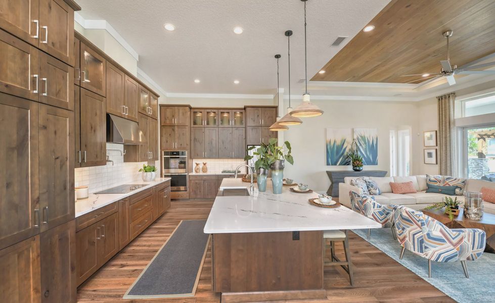 Furnished interior view inside a new home in Amelia National, Fernandina Beach (Image 12).