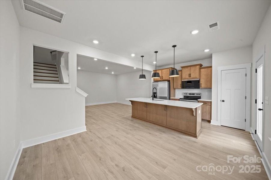 Furnished interior view inside a new home in Clayton Crossing, Arden (Image 7). Furnished interior view inside a new home in Clayton Crossing, Arden (Image 7).