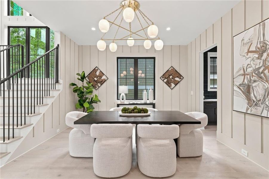 Furnished interior view inside a new home in , Atlanta (Image 32).