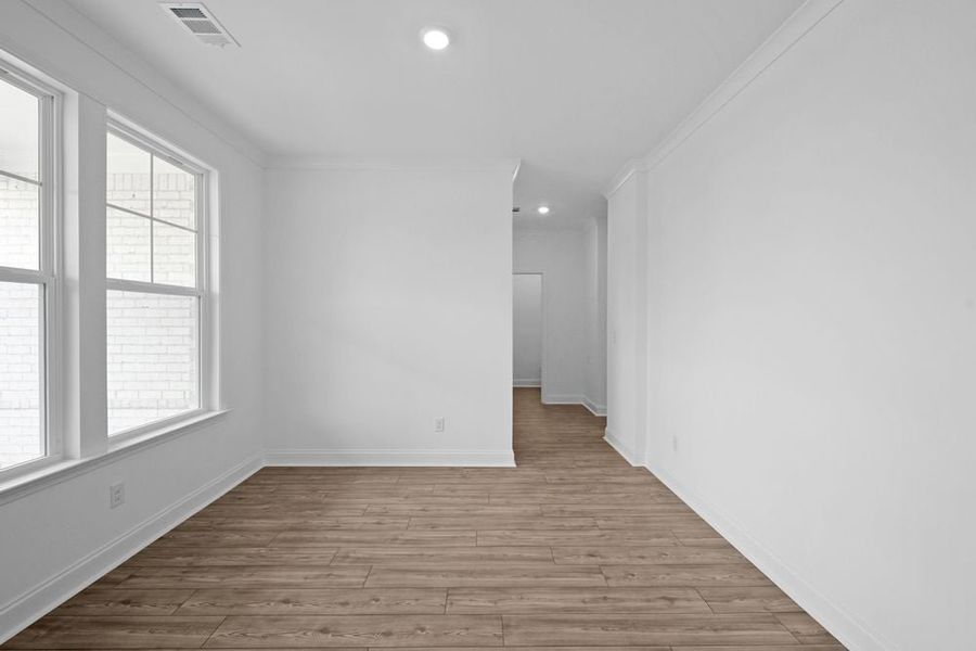 Representative unfurnished interior of a home built from the Lawrence by Taylor Morrison in Stratford Hills, Ball Ground (Image 13). Representative unfurnished interior of a home built from the Lawrence by Taylor Morrison in Stratford Hills, Ball Ground (Image 13).