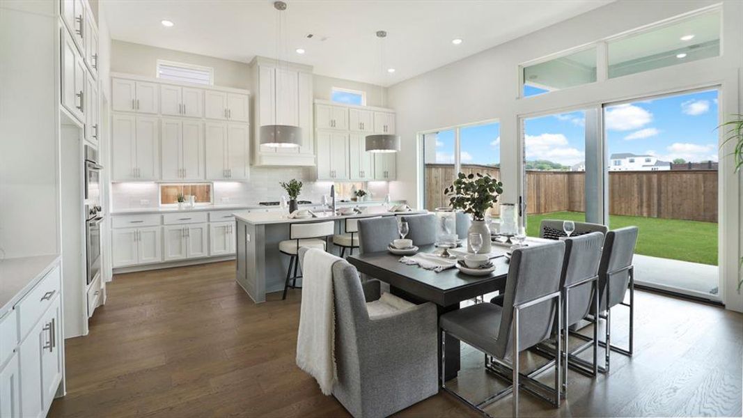 Furnished interior view inside a new home in Rio Vista at Kelly Ranch, Aledo (Image 20).