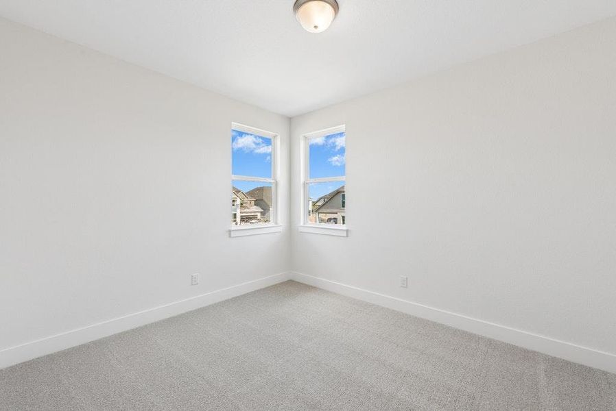 Spacious, unfurnished interior of a new home in Blackhawk, Pflugerville (Image 28).