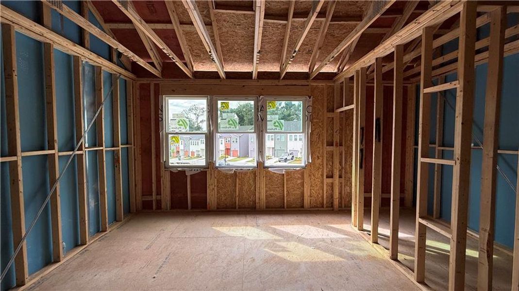 In-progress construction of a new home in Park Vue, Atlanta, GA (Image 36).