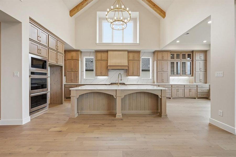 Furnished interior view inside a new home in Mustang Lakes, Celina (Image 8).