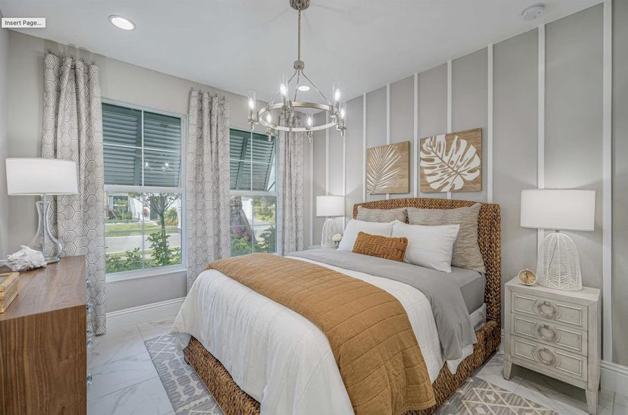 Furnished interior view inside a new home in Tesoro Club, Port St. Lucie (Image 5).