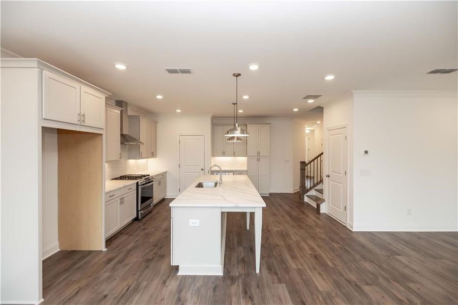 Open concept living at its best with The Providence Group - Luxury Home Builder - Fantastic Home - Pictures represent a previously built home, not the actual home.