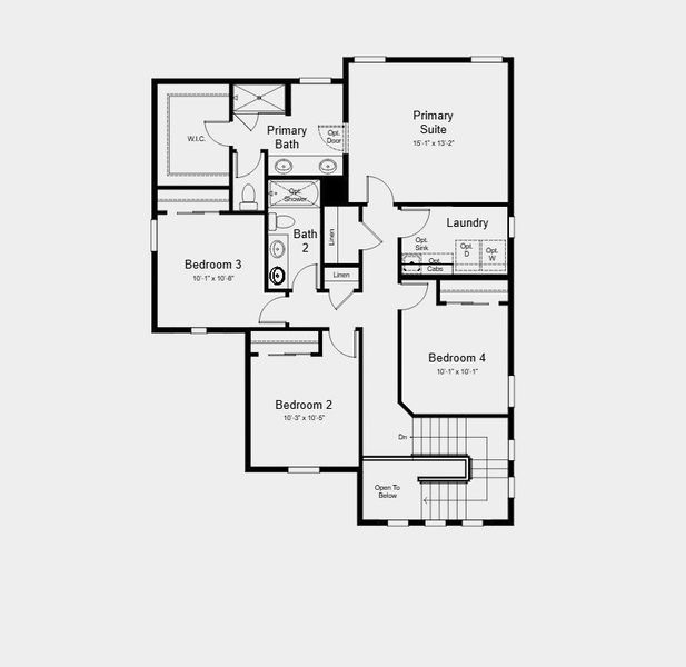 2D floor plan layout for the Buena Vista by Taylor Morrison in Sky Ranch, Aurora, CO (Image 4). 2D floor plan layout for the Buena Vista by Taylor Morrison in Sky Ranch, Aurora, CO (Image 4).