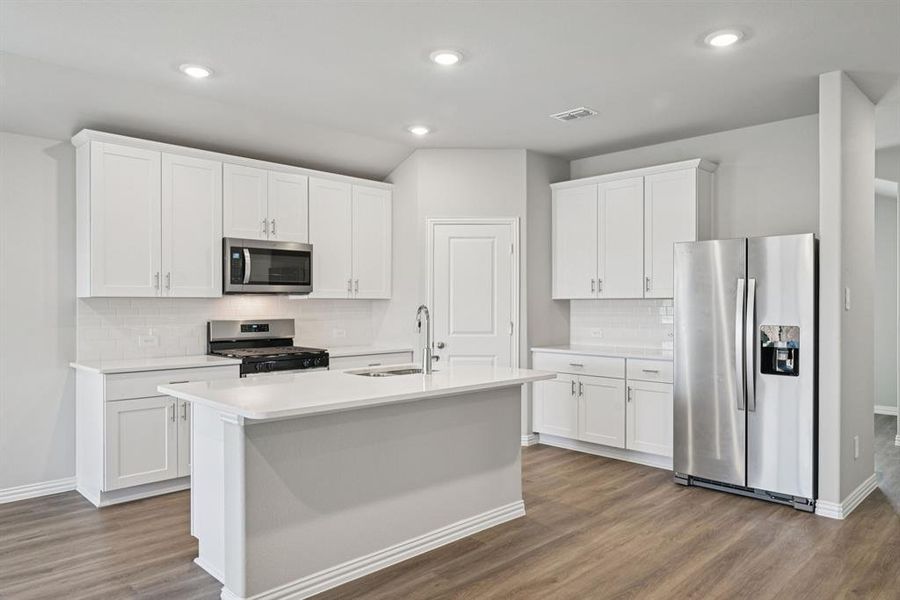 Photo is not of the actual home, but is an inspirational photo of builder’s model home and may depict options, furnishings, and/or decorator features that are not included.