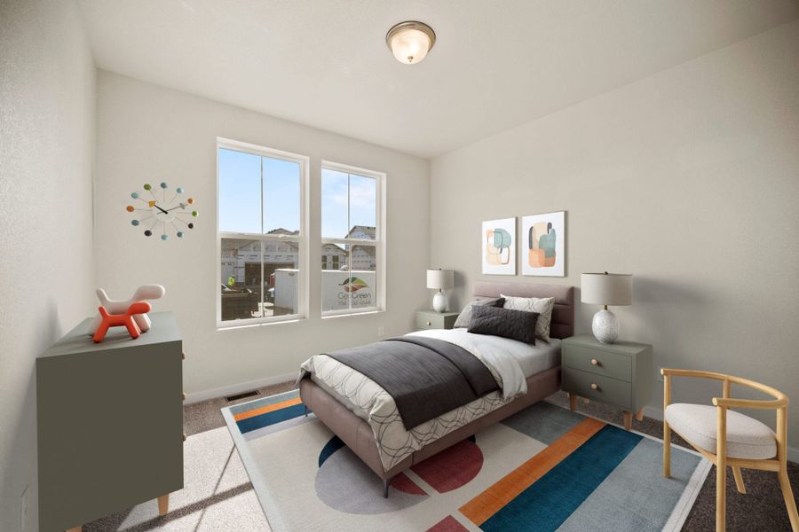 Furnished interior view inside a new home in The Glen-12, Colorado Springs (Image 4).