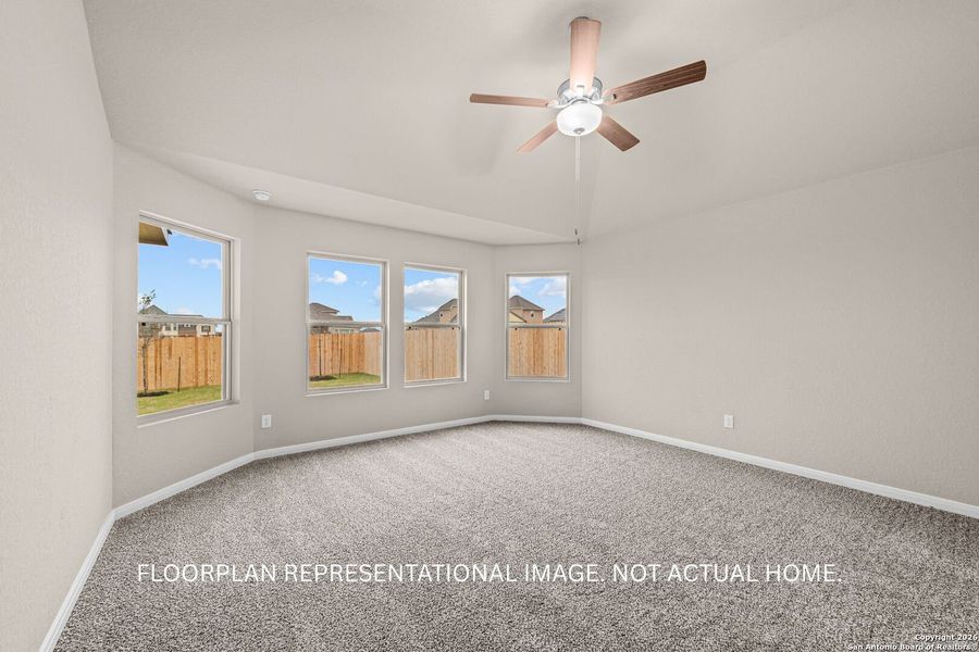 Spacious, unfurnished interior of a new home in Meadows at Clear Springs, New Braunfels (Image 14).