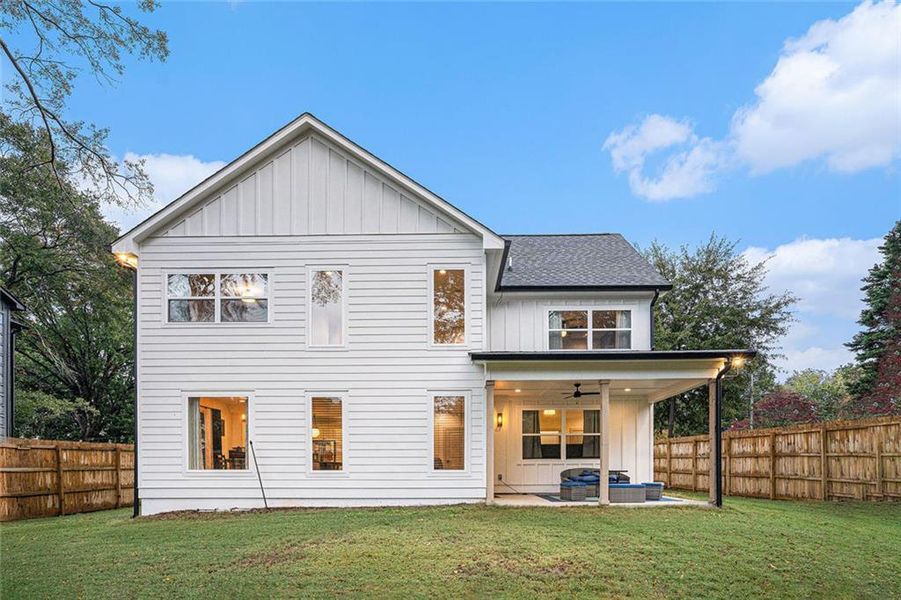 Exterior details and patio area of a home in , Marietta (Image 26).