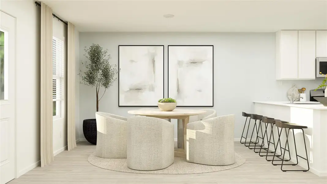 Furnished interior view inside a new home in Firefly Pointe, Hutto (Image 5).